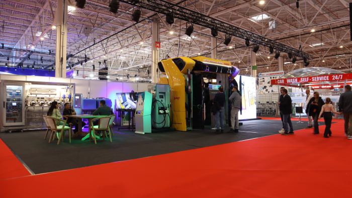 Standul expozițional Wash Italia la Salonul Auto București 2025