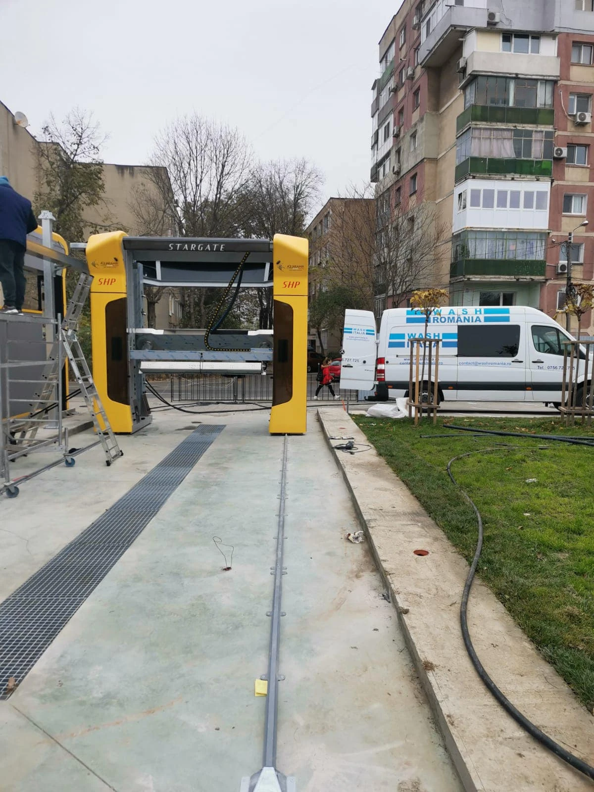 instalare spalatorie automata fara perii Stargate SHP