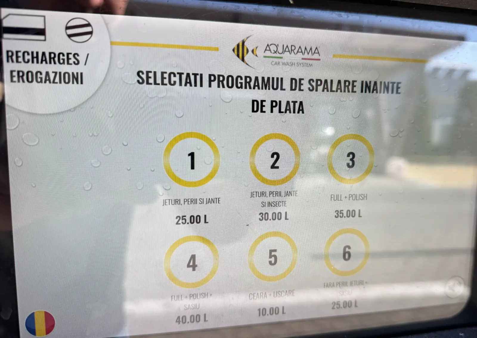 Programe de spalare instalate la portalul Aquarama Stargate S10