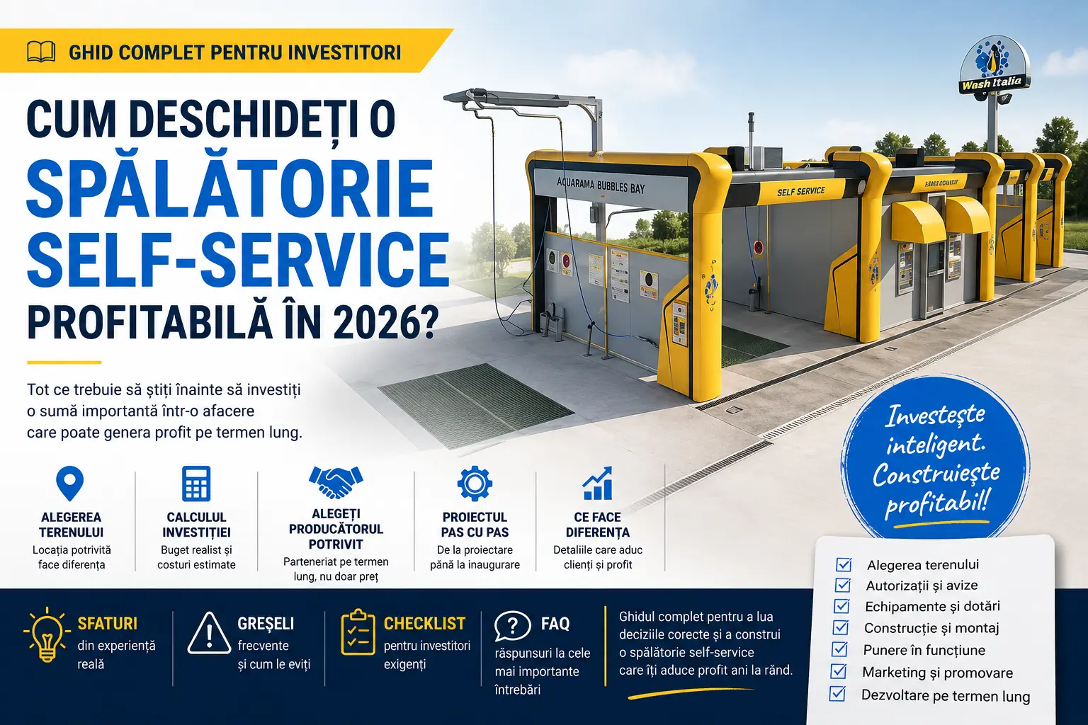 cum deschideti o sapalatorie self service profitabila in 2026