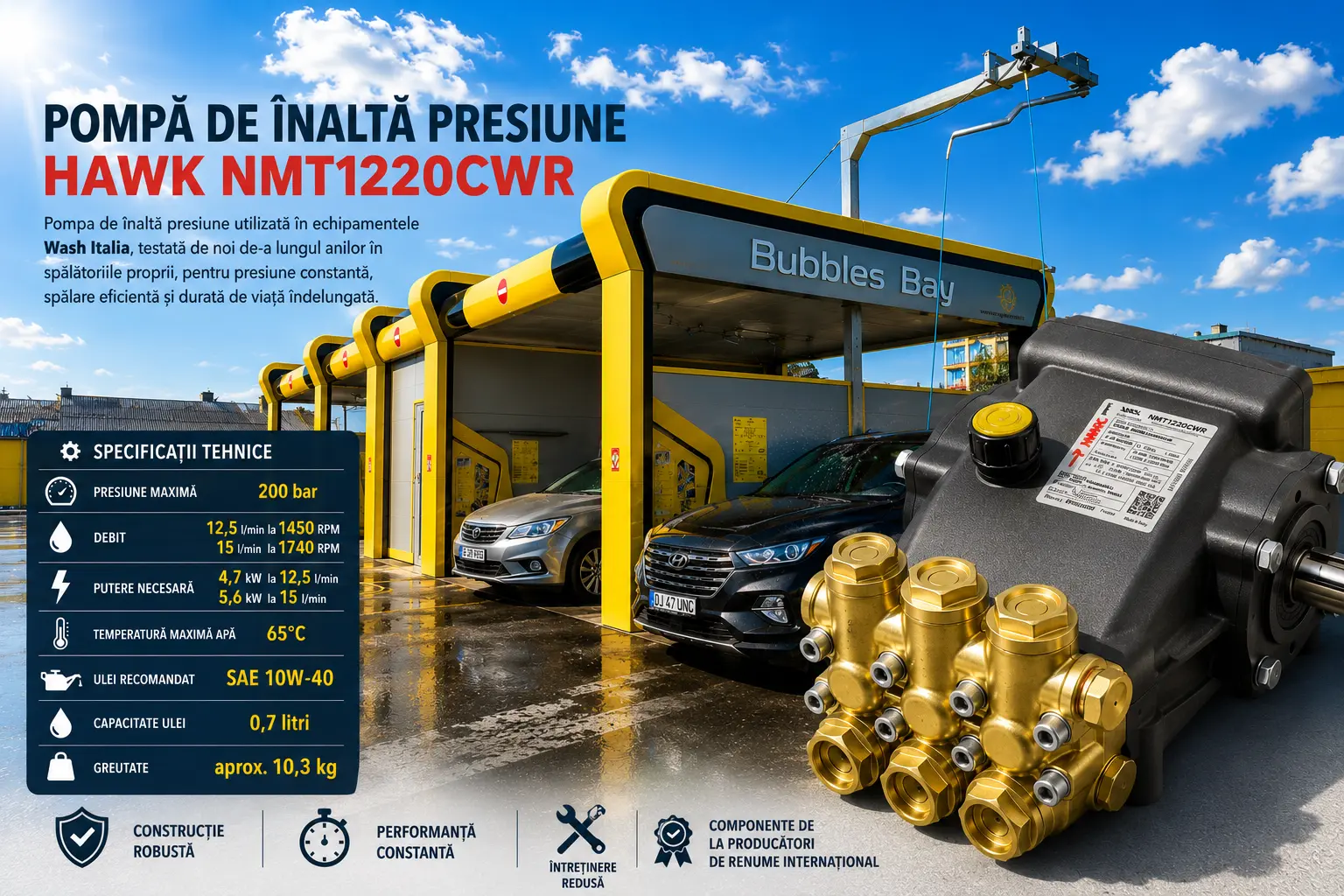 pompe de inalta presiune hawk