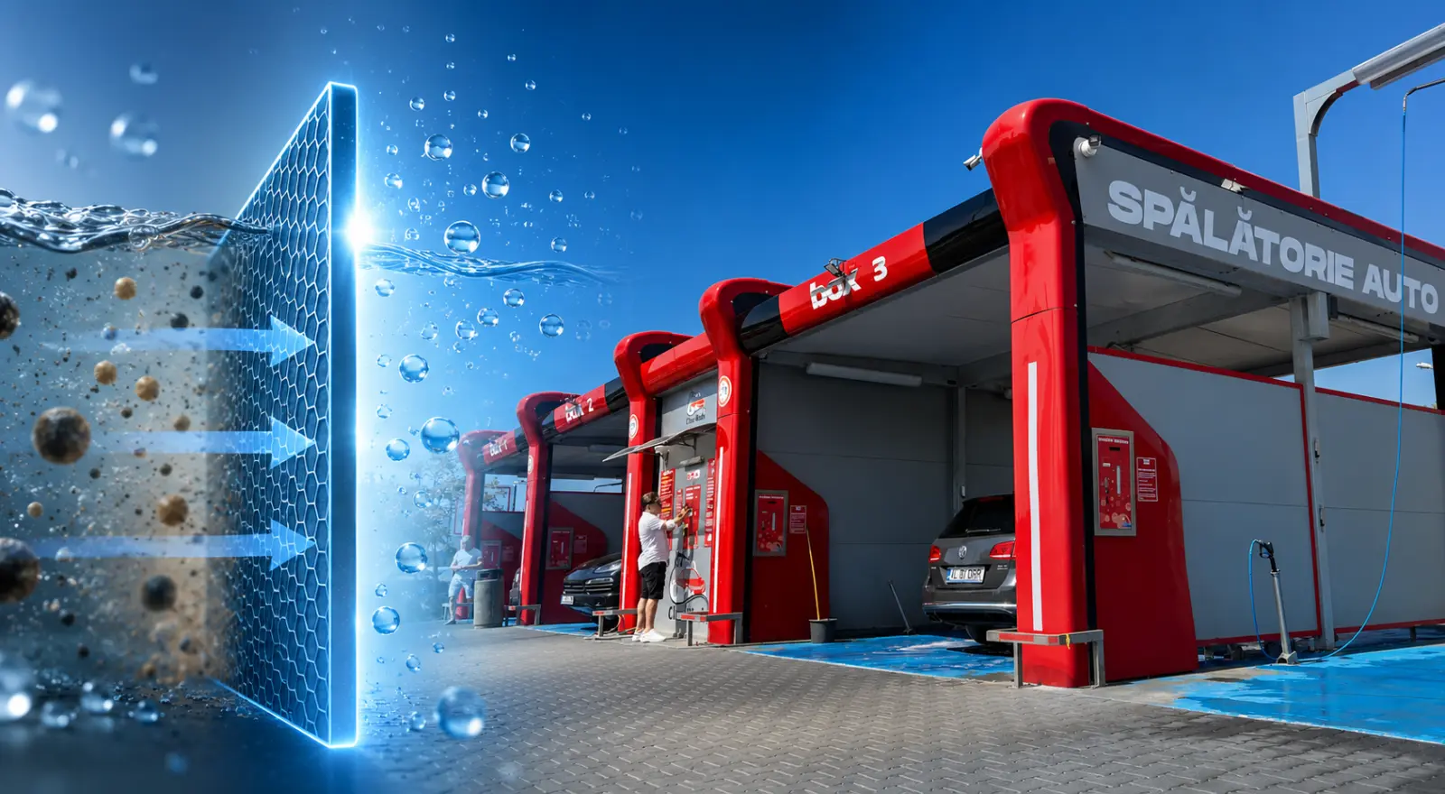Cum functioneaza osmoza inversa intr-o spalatorie self service
