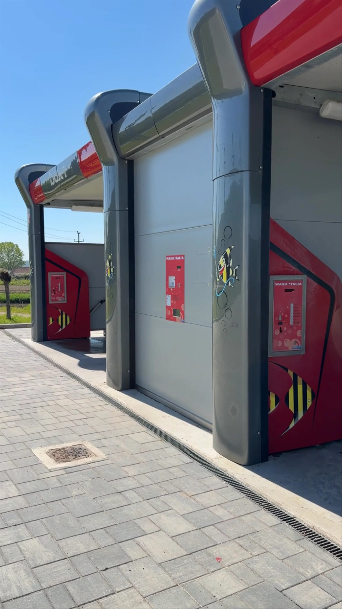 Spalatorie self service construita in comuna Sirineasa din judetul Valcea